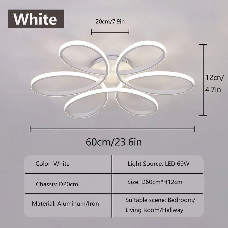 Axyaa Ceiling LED Lights | Modern Living Room Bedroom Lighting Fixtures