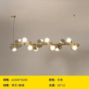 Axyaa Gold Iron Art Glass Chandelier - Elegant Lighting Décor
