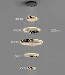 Axyaa Exquisite Hall Staircase Chandelier - Indoor Ceiling Lighting Fixtures - Elegant Indoor Lights