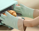 Axyaa Silicone Oven Gloves - High Temperature Resistant and Anti-Slip