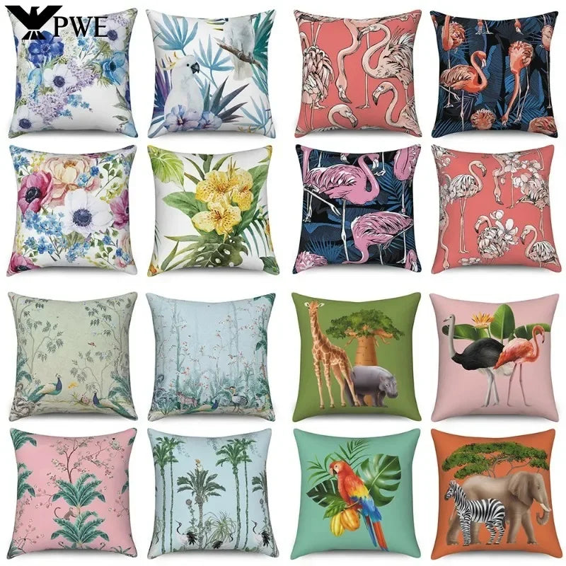 Flamingo Animal Pillowcase for Home Decor - Axyaa Brand