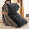 Axyaa Jacquard Velvet Winter Blanket - Cozy & Weighted Single/Double Comforter