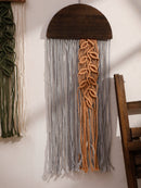 Axyaa Macrame Tapestry Wall Hanging Tassel Yarn Art for Bedroom Living Room