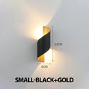 Axyaa Modern LED Wall Lamp 10W Indoor/Outdoor Waterproof Sconce Light