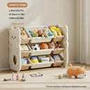 Axyaa Kids Toy Organizer Cabinet - Large Capacity Storage Box for Books, Clothes & Toys