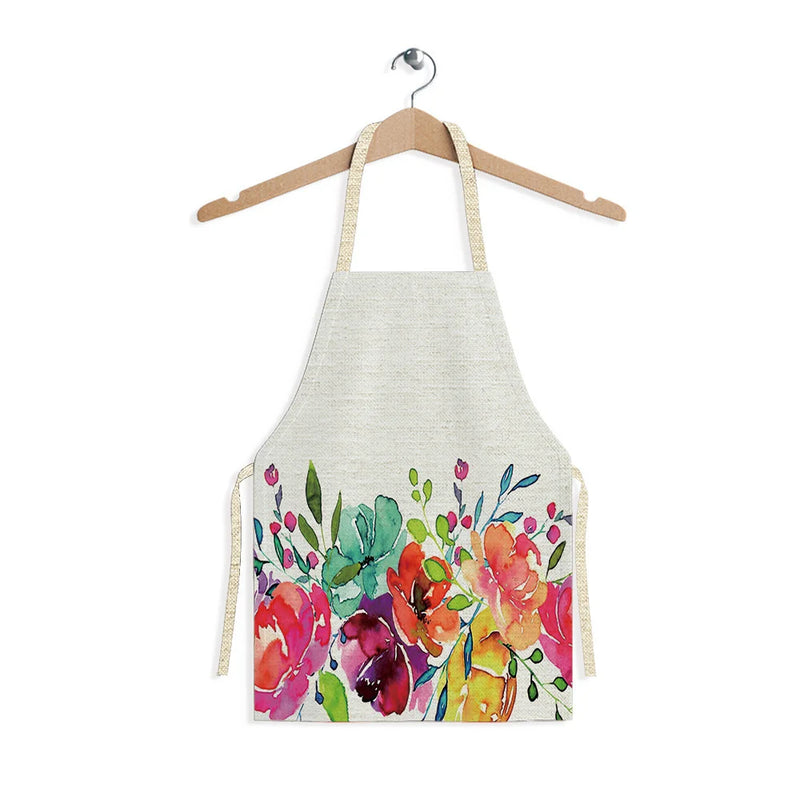 Axyaa Sunflower Kitchen Apron for Adults and Kids