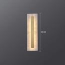 Axyaa Marble Copper Wall Lamp: Luxury Art for Hotel Bedroom, LED Indoor Lighting