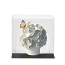 Axyaa Ceramic Petal Folds Vase Home Decoration Handicraft