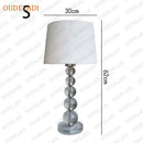 Axyaa Modern Crystal Table Lamp Gold LED Lighting for Bedroom Living Room