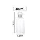Axyaa Glass Water Bottle - Large Capacity, Multi-function, Portable, Sports Bottle