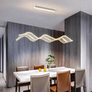 Axyaa Modern Art Ribbon Pendant Light for Dining Room