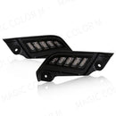 Axyaa LED Daytime Running Light Fog Lamp for Toyota Tacoma 2012-2015 White Daylights Yellow Turn Signal