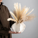 Axyaa Ceramic Vase: Artistic Pottery Sculpture for Advanced Flower Arrangements and Home Decor