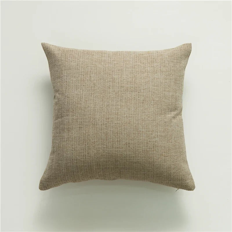 Yellow Linen Sofa Pillow Cover by Axyaa - Super Soft Decorative Throw Pillow Home Decor