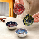 Axyaa Ceramic Condiment Dishes Set - Japanese-style Snack Dishes - Exquisite Dipping Sauce