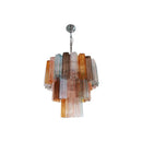 Axyaa Green Glass Pendant LED Chandelier for Modern Living Room Lighting