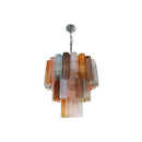 Axyaa Green Glass Pendant Light LED Chandelier for Living Room Lighting