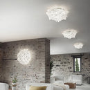 Axyaa Modern Petal Ceiling Chandelier for Living Room - LED Dimmable Light