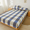 Axyaa Double/Queen Fitted Mattress Cover, Solid Color, Anti-Mite - 200X220cm
