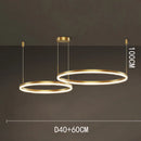 Axyaa Modern LED Ring Chandelier for Living Room, Bedroom, Dining Room