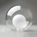 Axyaa Clear White Glass G9 Globe Shade Replacement in Various Sizes