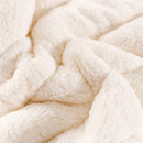 Axyaa Coral Fleece 3-Layer Thicken Blanket Quilt - Soft & Warm Winter Bedding
