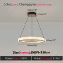 Axyaa Nordic Ring Chandelier for Living, Dining & Bedroom