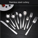 Axyaa Stainless Steel Cutlery Set - Knife, Fork, Spoon for Dining and Picnics