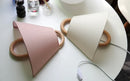 Axya Beech Wood Wall Lamp: Retro Wabi-sabi Style for Bedroom, Living Room & Porch