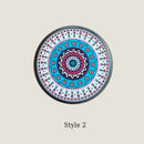 Axyaa Diatom Mud Ceramic Coaster Set of 4 - Absorbent, Insulating, Nordic Design