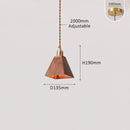 Axyaa Scandinavian White Oak Dining Table LED Pendent Lamps Bedside Retro Home Decoration