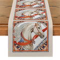 Axyaa Floral Table Runner for Farmhouse Dining and Wedding Decor