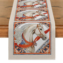 Axyaa Floral Table Runner for Farmhouse Dining and Wedding Decor