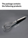 Axyaa Stainless Steel Egg Whisk Hand Blender Mixer for Kitchen Cooking