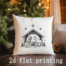 Christmas Digital-Printed Pillow Covers for Home Decor by Axyaa