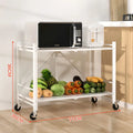 Axyaa Metal Folding Display Stand with Caster Wheels & Organizer Storage Rack