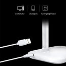 Axyaa LED Desk Lamp 3 Dimmable Levels Rechargeable Touch Night Light Foldable Table Lamp