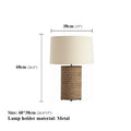 Axyaa LED Rope Table Lamp for Home Living Room Bedroom Décor