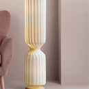 Axyaa TAISTO Pendant Lamp: Nordic Pleated Fabric Lampshade for Home Décor