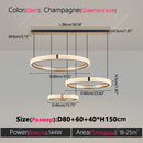 Axyaa Nordic Ring Chandelier for Living, Dining & Bedroom