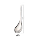 Axyaa Large Round Head Stainless Steel Soup Spoon Rice Ladle with Big Capacity