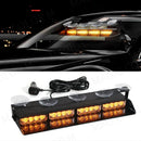 Axyaa 16 LED Car Strobe Emergency Light Bar in Red Blue Amber White