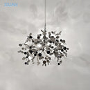 Axyaa Silver Chrome Pendant Light for Stylish Living Spaces