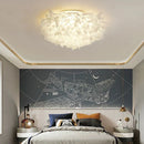 Axyaa Modern Petal Ceiling Chandelier for Living Room - LED Dimmable Light