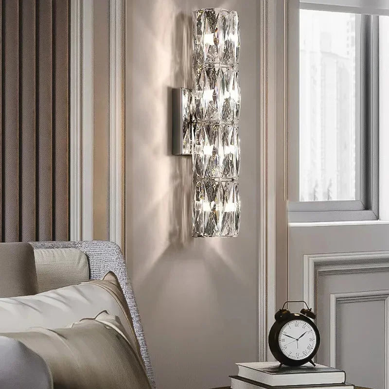 Axyaa Crystal Wall Lamp for Elegant Home Lighting