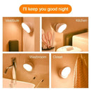 Axyaa Rotating Body Sensing LED Night Light for Home Bedroom Cabinet Decor