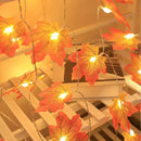 Axyaa Maple Leaf Fairy Lights Garland: Fall Decor for Home, Wedding, Party