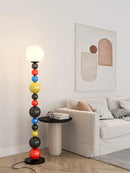 Art Deco Gourd Floor Lamp by Axyaa: Modern Stand Light for Living Room, Bedroom & Restaurant