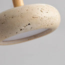Axyaa Natural Stone Chandelier: Nordic LED Pendant Light for Dining Room, Kitchen, and Bedroom