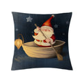 Axyaa Santa Claus Cartoon Decorative Pillowcase 45X45CM